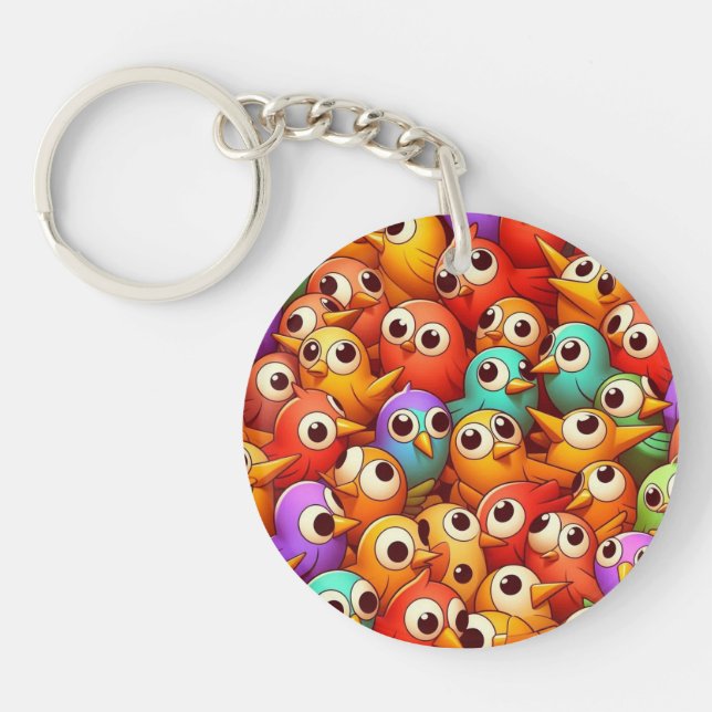 Bird World Key Ring (Front)