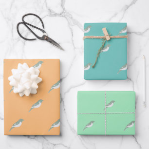 Bird wrapping paper