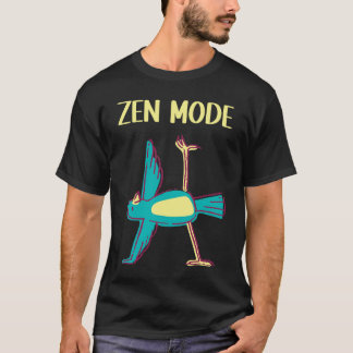 Bird Yoga  Animals Workout Calm Zen T-Shirt