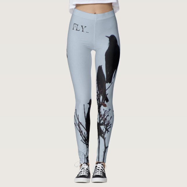 bird yoga leggings! leggings (Front)