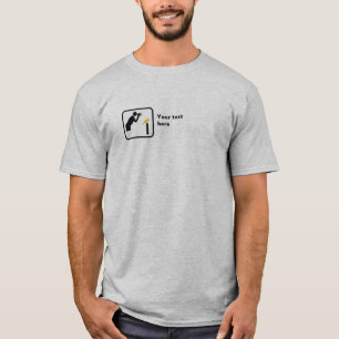 Birder / Bird Watcher Small Logo -- Customisable T-Shirt