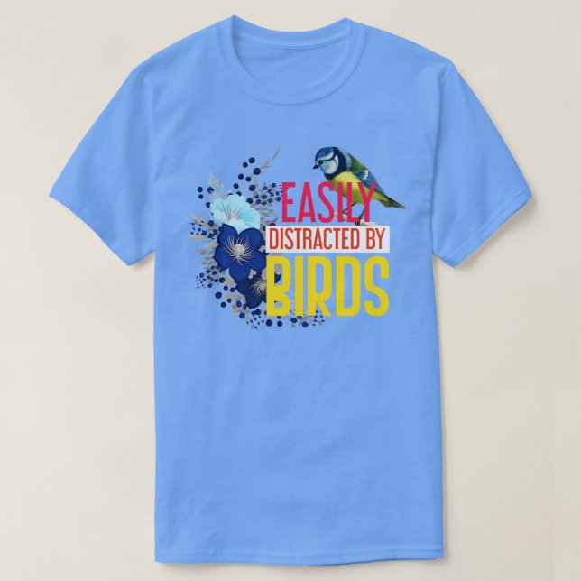 Birder Gift Bird Watching T-Shirt (Design Front)