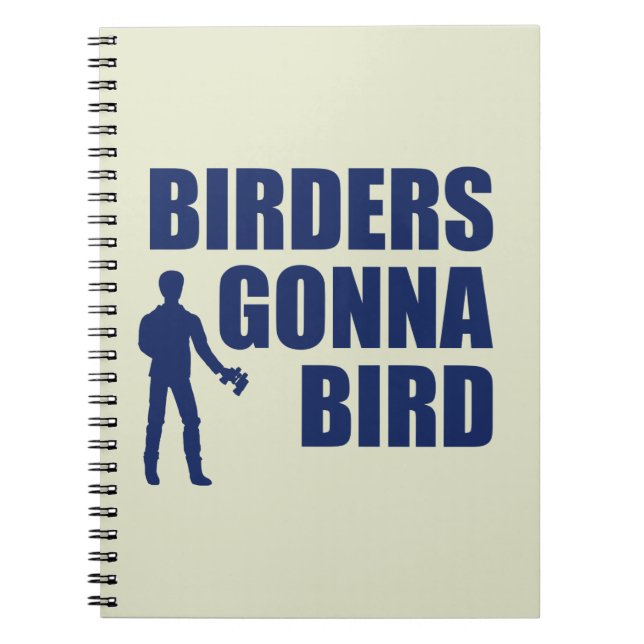 Birders Gonna Bird Notebook (Front)