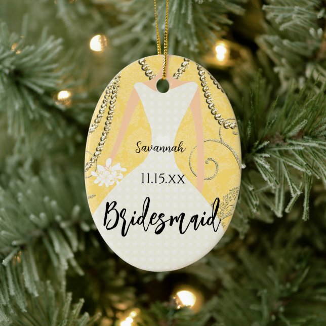 Birdesmaid Gifts You Choose Colours Ceramic Tree Decoration (Tree)