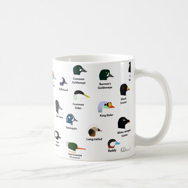 BIRDFACE Duck Mug (with labels) (Right)