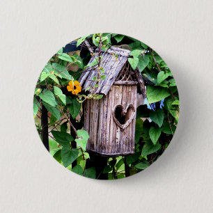 Birdhouse 6 Cm Round Badge