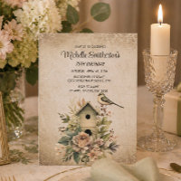 Birdhouse Botanical Nature 75th Birthday
