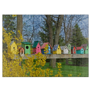 Birdhouse Boulevard Cutting Board