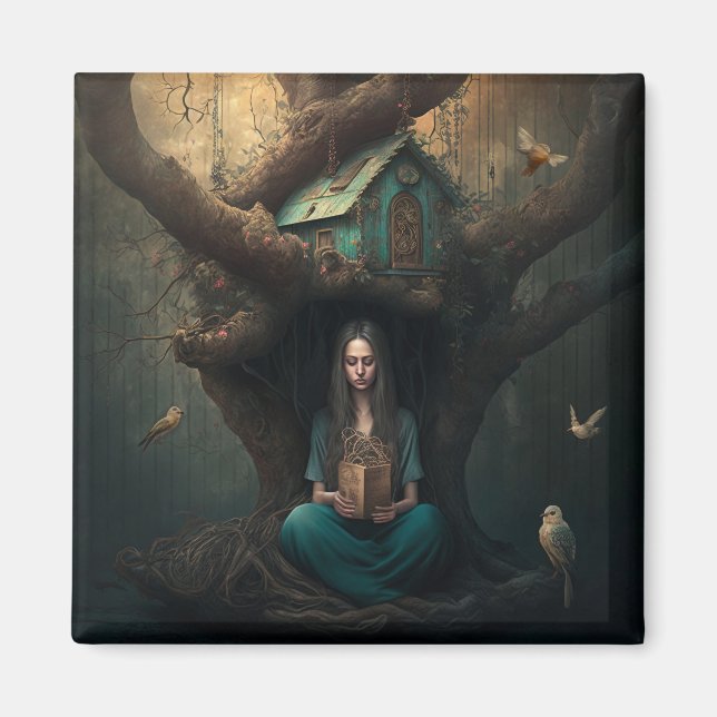 Birdhouse Dreams Magnet (Front)