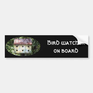 Birdhouse Edited Bumper Sticker