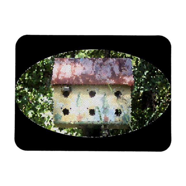Birdhouse Edited Magnet (Horizontal)