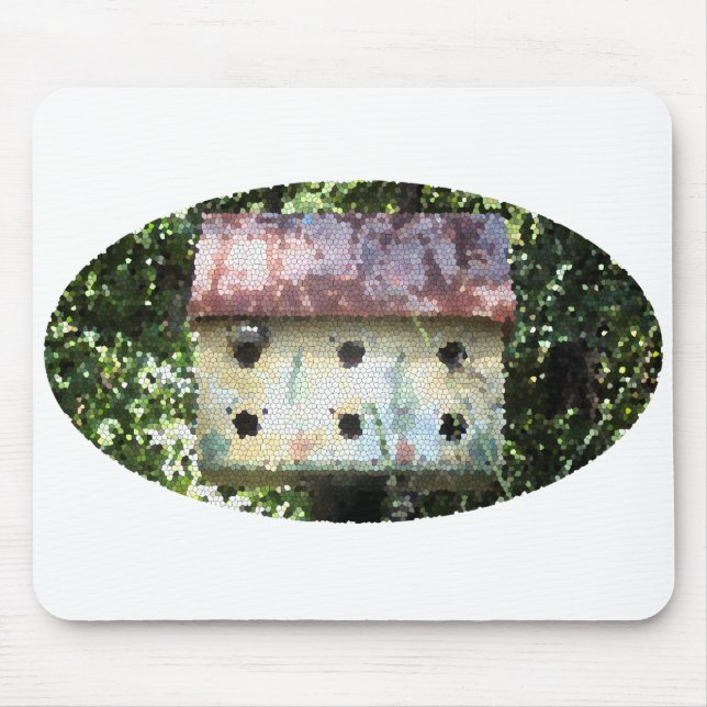Birdhouse Edited Mouse Mat (Front)