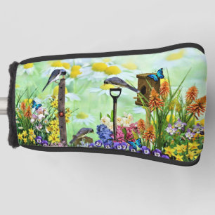 Birdhouse Flower Garden Golf Head Cover