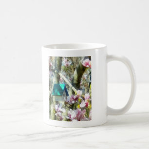 Birdhouse in Magnolia Coffee Mug