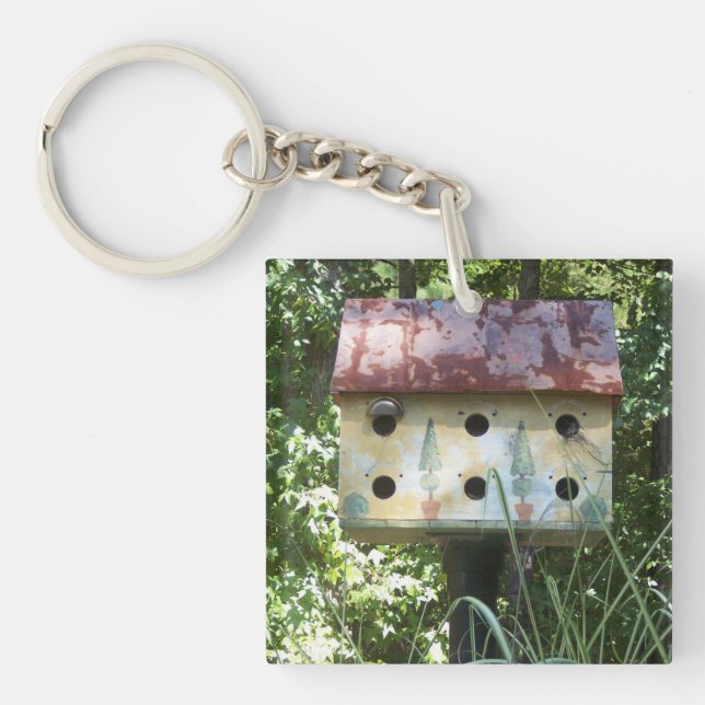 Birdhouse Key Ring (Front)