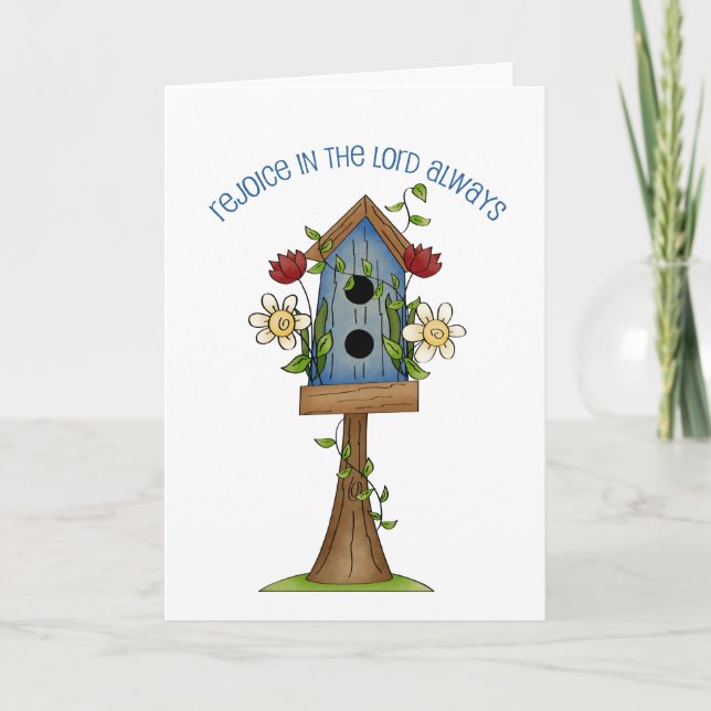 Birdhouse Love Country Prim Collection Note Cards (Front)