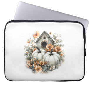 Birdhouse Shirt Country Pumpkin Laptop Sleeve