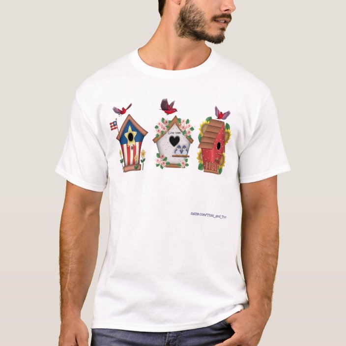 Birdhouse TShirt Zazzle.co.uk