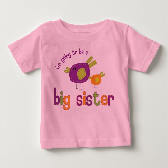 birdie big sister back baby T-Shirt