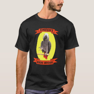 Birdie Brigade African Grey Parrot T-Shirt