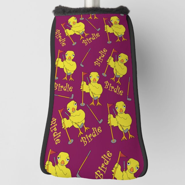 Birdie Golfer Chick Golf Head Cover (Rotate 90)