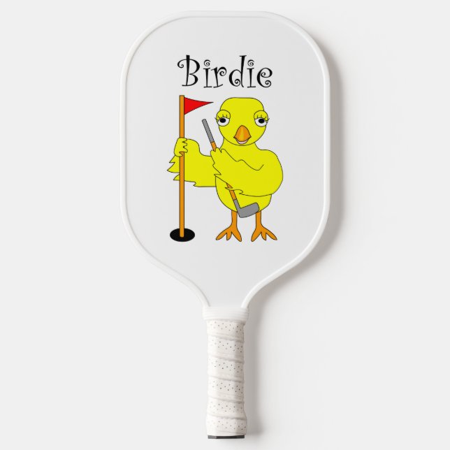 Birdie Golfer Chick Pickleball Paddle (Front)