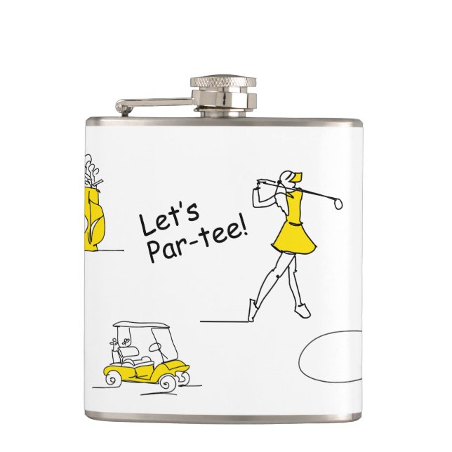 Birdie juice hip flask (Front)