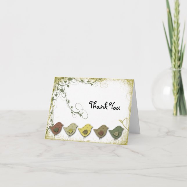 Birdie Thank You Card (Front)