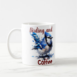 Birding And Coffee Cute Ceramic Mug