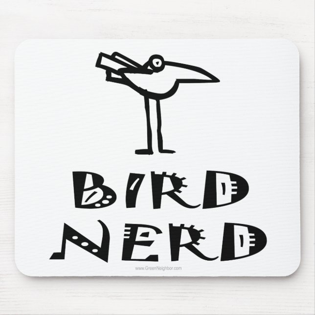 Birding, Birdwatching, Ornithology Mouse Mat (Front)