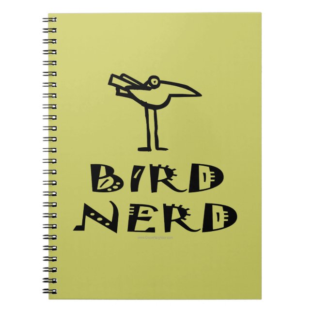 Birding, Birdwatching, Ornithology Notebook (Front)