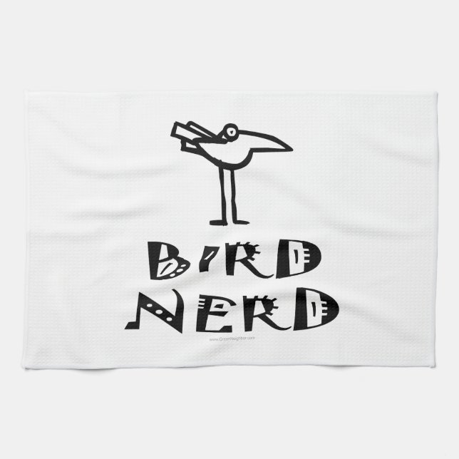 Birding, Birdwatching, Ornithology Tea Towel (Horizontal)