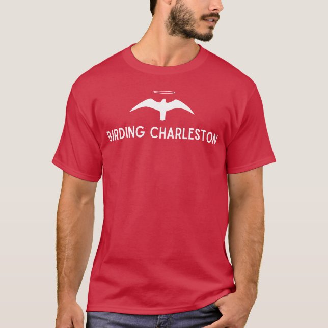 Birding Charleston retro T-Shirt (Front)