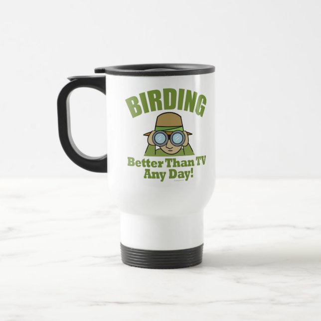 Birding Travel Mug (Left)