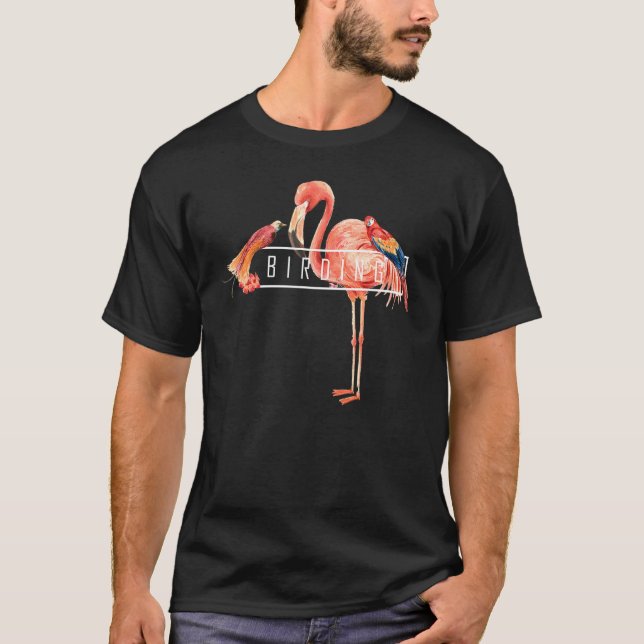 Birding Watching Birdwatching Watcher Birdwatcher  T-Shirt (Front)