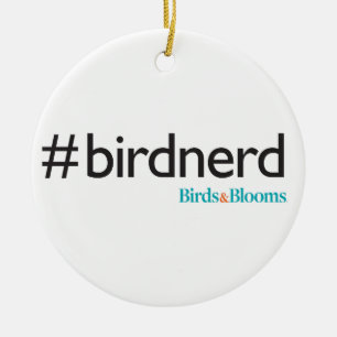 #BirdNerd Ceramic Tree Decoration