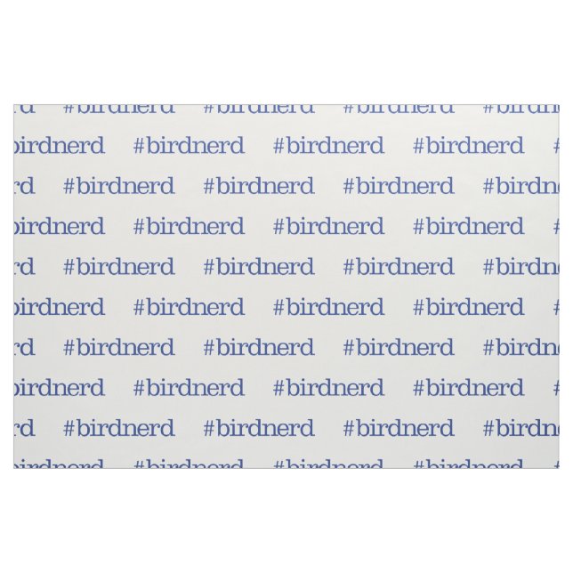 #birdnerd fabric (Fat Quarter)