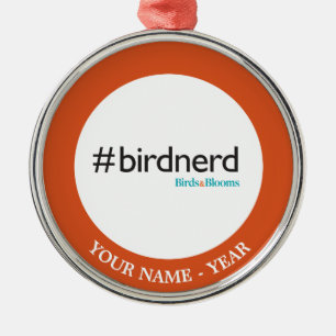 #BirdNerd Metal Tree Decoration