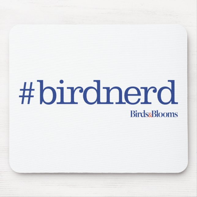 #birdnerd mouse mat (Front)
