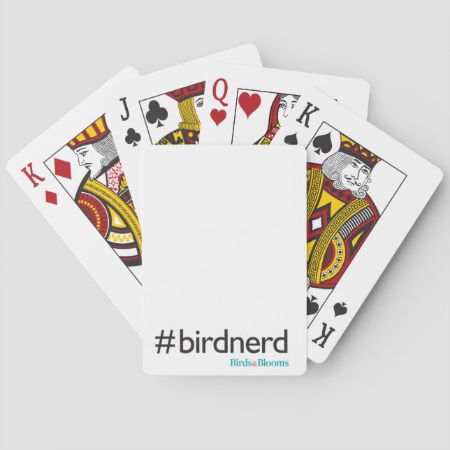 #BirdNerd Playing Cards (Back)