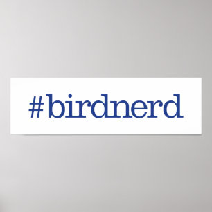 #birdnerd poster