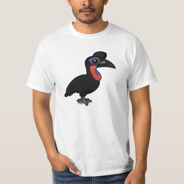 Birdorable Abyssinian Ground Hornbill T-Shirt (Front)