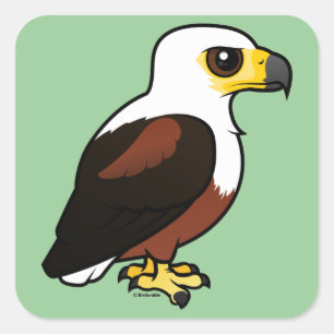 Birdorable African Fish-Eagle Square Sticker