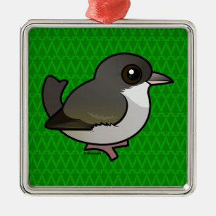 Birdorable 'Akikiki Metal Tree Decoration