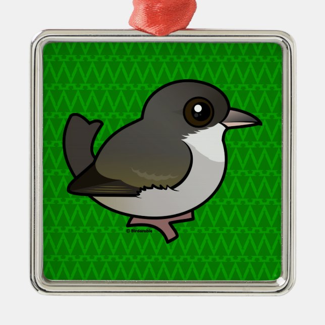 Birdorable 'Akikiki Metal Tree Decoration (Front)