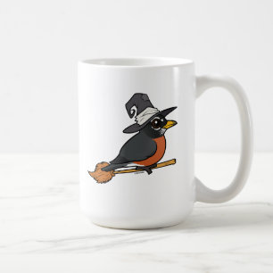 Birdorable American Robin Witch Halloween Coffee Mug