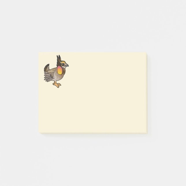 Birdorable Attwater's Prairie Chicken Post-it Notes (Front)