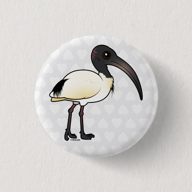 Birdorable Australian Ibis 3 Cm Round Badge (Front)