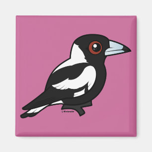 Birdorable Australian Magpie Magnet