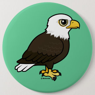 Birdorable Bald Eagle 6 Cm Round Badge